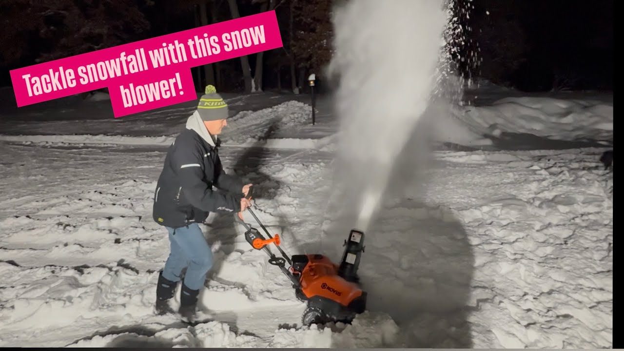 My honest review on the New Novus Single Stage Snowblower!