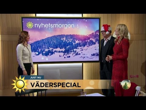 Väder för hela julhelgen - Nyhetsmorgon (TV4)