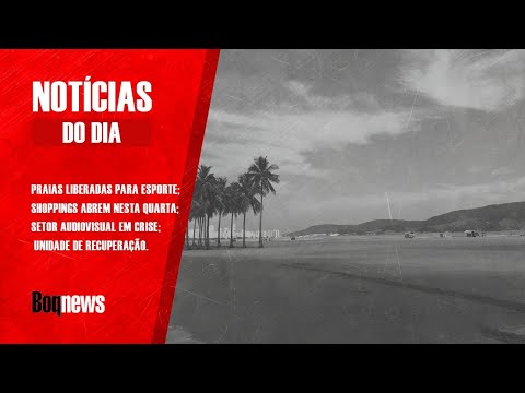 Praias em Santos abertas ao público