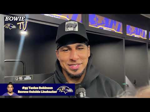 Hear from Ravens OLB Tavius Robinson after the Ravens 13-12 win vs. the Falcons - Preseason Game 2