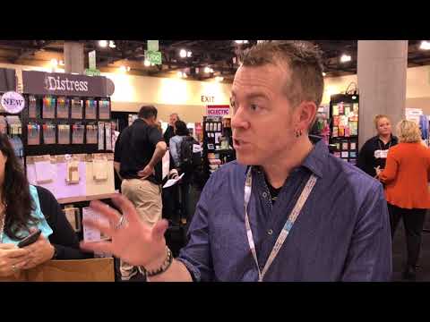 Alcohol Ink techniques from Tim Holtz - Creativation 2018