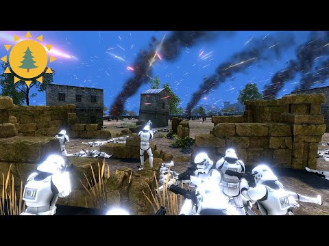 Ultimate Epic Battle Simulator -  Star Wars VS Halo | NPC War,NPC Battle, NPC Fight | Massive Battle