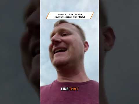 How to BUY BITCOIN with your bank account RIGHT NOW!
