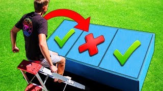 DONT Jump on the Wrong TRAP DOOR!! (PAINFUL MYSTERY ITEMS UNDERNEATH)