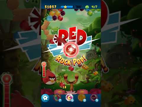 Angry Birds POP Bubble Shooter - Level 95. Gameplay Android walkthrough