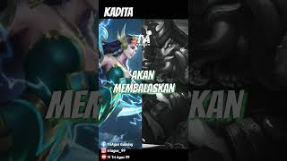 Download lagu Conversation between Kadita and Bane in Mobile Legends Indonesia #shorts mp3