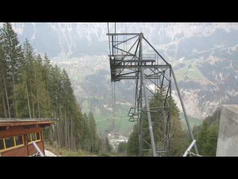 Luftseilbahn Lauterbrunnen - Grütschalp (-Mürren) Talfahrt - cable car Switzerland