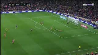 Lionel messi goal against atletico madrid 2- 0 highlight