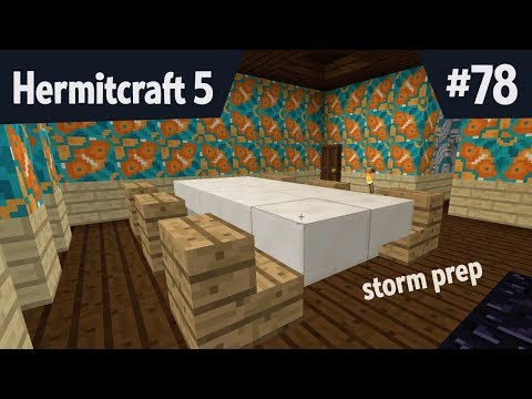 Storm prep — Hermitcraft ep 78
