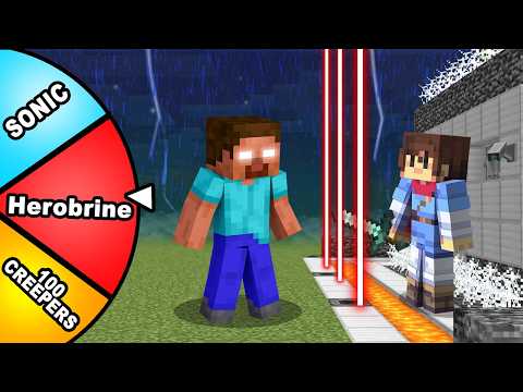 RANDOM Mobs vs Security House in Minecraft