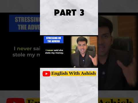 Stressing the WRONG word? BIG mistake! | PART 3 | #englishlearning