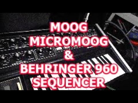 MOOG MICROMOOG & BEHRINGER 960 SEQUENCER