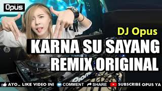 Download lagu DJ KARNA SU SAYANG ♫ LAGU TIK TOK TERBARU REMIX ORIGINAL 2018   YouTube 2 mp3