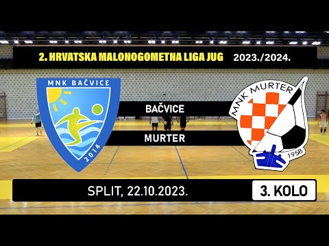 2. HMNL Jug: BAČVICE - MURTER  5:2, 22.10.2023.
