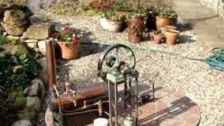 preview picture of video 'Live steam Stuart Real steam engine and PMR boiler'