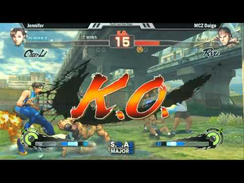 Daigo ( Ryu ) vs Jennifer ( Chun-Li ) - SEA 2012