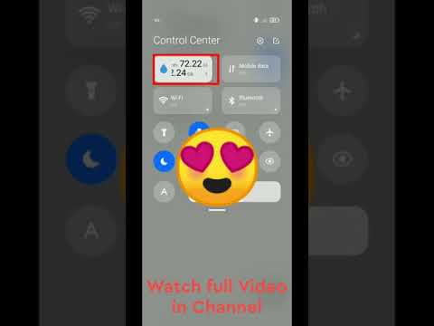 MIUI 12 Enable Data Usage in Control Center || how to on data usage in miui 12? #shorts