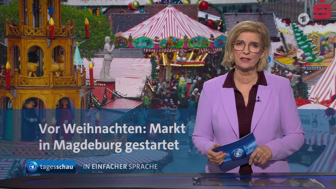 tagesschau in Einfacher Sprache 19:00 Uhr, 20.11.2025