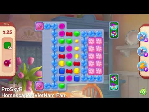 Homescapes Level 1515 (Normal) With No Boosters - TUTORIALS  - ProSkyR - Homescapes VietNam Fan