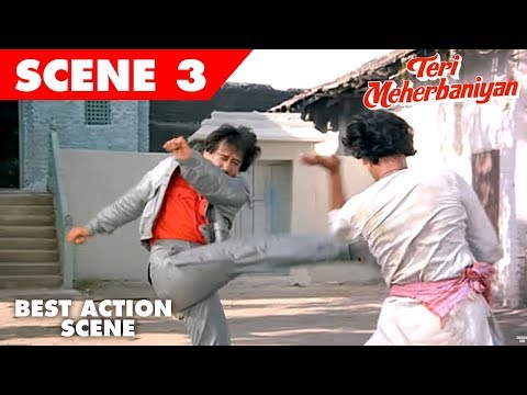 Teri Meherbaniyan | Hindi Movie | Jackie Shroff, Poonam Dhillon | Best Action Scene 3