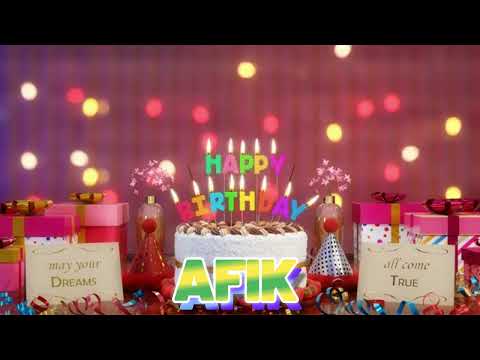 AFIK Happy Birthday Song with Names 🌟 Happy Birthday to You