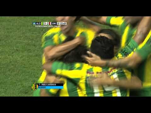 Gol de Lugüercio. Aldosivi 3 - Unión 2. Fecha 6. Primera División 2015. FPT.