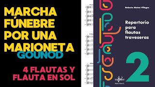 Download lagu Funeral March of a Marionette (Ch. Gounod) - 4 Flautas & Flauta Alto en Sol | Arr: Etoflautero mp3