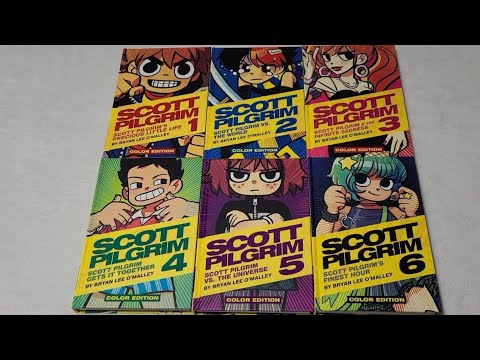 Scott Pilgrim Hardcover Volumes 1-6 Color Edition