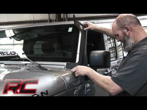 Jeep JK 50-inch LED Light Bar Brackets by Rough Country
