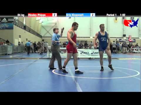 Wesley Phipps vs. Kris Klapprodt at 2013 ASICS University Nationals - FS