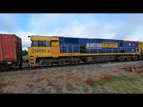 NR105 & NR93 at Gunningbland NSW.  Wed 04th Aug 2021