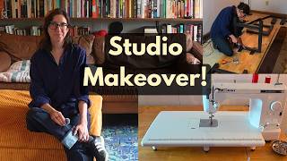 Sewing Studio Update | New Table Setup & Finding Space to Create