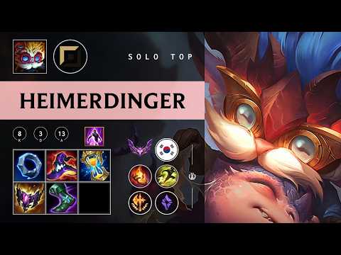 Heimerdinger Top vs Yone - KR Master Patch 26.03