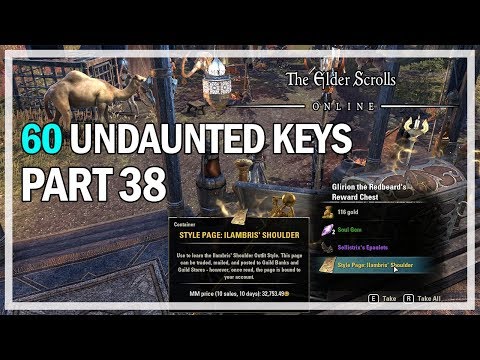 60 UNDAUNTED KEYS Opening Episode 38 Ilambris Motif - The Elder Scrolls Online