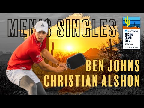 Carvana Arizona Grand Slam - Men's Singles - #1 Ben Johns vs #9 Christian Alshon