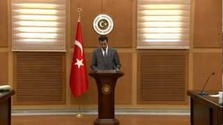 Dışişleri Bakanlığı Sözcüsü Elçi Selçuk Ünal'ın Olağan Basın Toplantıs