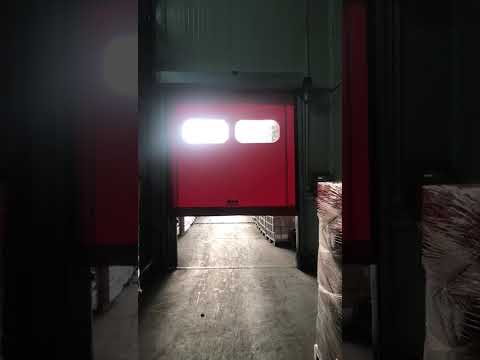 self repairing zipper high speed PVC door designed for logistics areas
