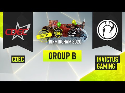 Dota2 - Invictus Gaming vs. CDEC - Game 2 - ESL One Birmingham 2020 - Group B - China