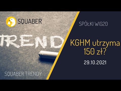 KGHM utrzyma 150 zł? Analiza Squaber Trendy Październik 2021