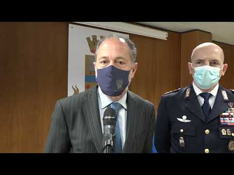 Il Questore Dario Sallustio saluta la città di Arezzo