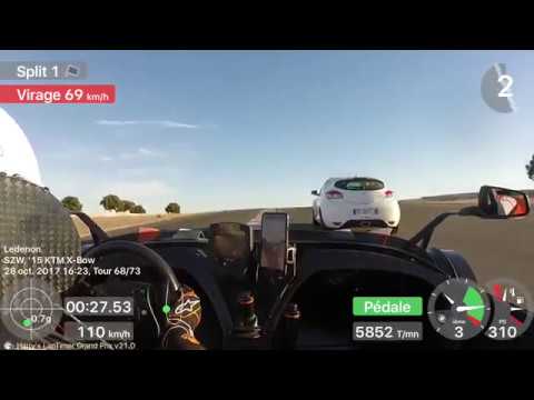 Ledenon 2017, the 4 best laps (1:32 and 1:31)