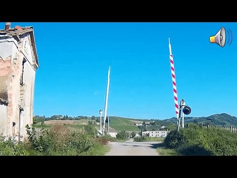 Passaggio a livello Boidi-Quartino (AT) # railroad crossing # bahnübergang # 踏み切り
