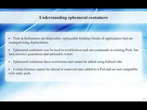 1.4.1.4 Ephemeral Containers