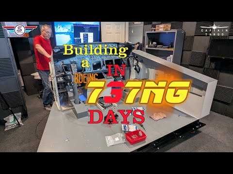 Building a Boeing 737NG Home Cockpit in 3 Days | Full Size | Fully Enclosed | Flight Simulator Setup