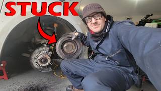 How To Remove Stuck Brake Rotor