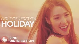 GIRLS' GENERATION - Holiday (Line Distribution)