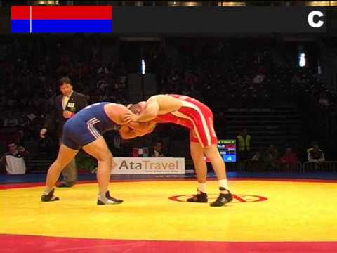120 kg. Aleksandar Georgiev (MKD) vs Baro  Fatjon  (ALB), European Championship  BELGRAD 2012