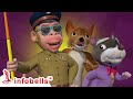 Super Police Koti Mama Animal Games Challenge Telugu Rhymes And Cartoons Infobells
