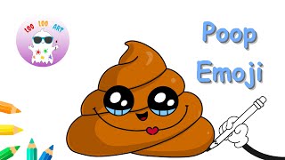 How to Draw a Poop Emoji | Easy, Fun, and Cute Drawing Tutorial