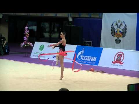 Sebkova Anna (CHE) ribbon  Grand Prix Moscow 2015 All-around